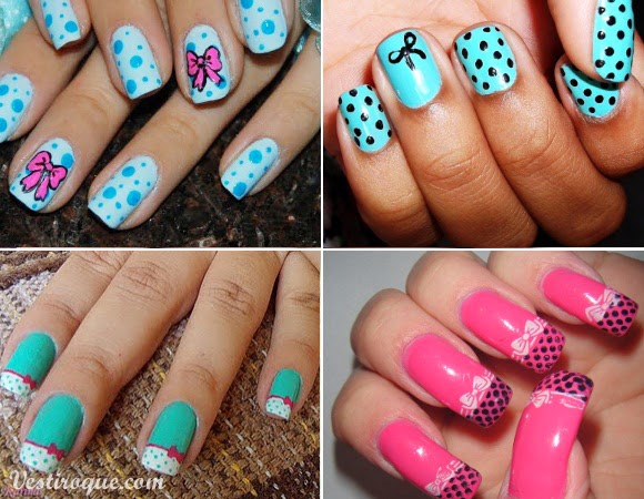 Fotos de Unhas Decoradas com Laços